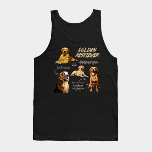 Golden Retriever Fun Facts Tank Top